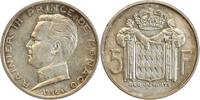 Monaco Argent 5 Francs 5 Francs Rainier III - Monaco Argent -