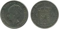 Pays - Bas Argent 1 Florin 1 Florin Wilhelmine Tête Âgée Pays - Bas Argent -