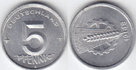 Deutschland 5 Pfennig Fehlprägung / 90 Grad versetzte Rückseite -
