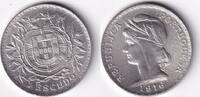 Portugal 1 Escudo 1916 unz 70,00 EUR  Excl. 10,00 EUR Verzending
