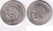 Marokko 20.Jahrestag Unabhängigkeit 50 Dirham 1975 vz