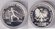 Polen 1000 Zloty Olympia Skilanglauf -