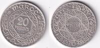 Marokko 20 Francs 1352AH ss+ 50,00 EUR  Excl. 10,00 EUR Verzending