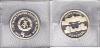 DDR DDR 5 Mark 1986 Neues Palais Potsdam PP 4204 Ex orig. verplombt -