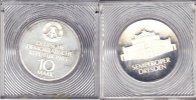 DDR DDR 10 Mark 1985 Semperoper Dresden PP 5000 Ex. orig. verplombt -