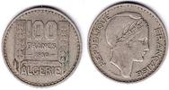 Algerien 100 Francs 1950 ss 10,00 EUR  Excl. 10,00 EUR Verzending