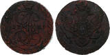 Russland 5 Kopeken kopeks RUSSIA 5 kopecks 1789 EM Catherine II (1762-1796) NGC MS-62 BN Bitkin#643