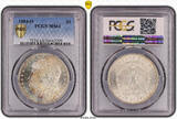 The United States of America $1 1884-O USA MORGAN ONE DOLLAR 1884 O SILVER PCGS MS-64 KM#110 PCGS MS64