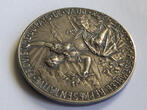 Switzerland Schweiz Swiss  Swiss 1897 Medal Cantons Vaud Independence Centennial Woman Silver UNC