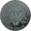 USA Amerika 1$ one Dollar P U.S. Capitol Visitor Center USA 1$ one Dollar 2001 P U.S. Capitol Visitor Center Silver Coin UNC