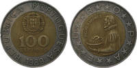 Portugal Portugal 100 Escudos 1989 KM#645.1 -