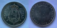 Spain 50 pesetas ptas 1975 -