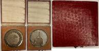 Germany  German States Braunschweig Taufe Medaille 1849 Baptismal Original Etui Prooflike