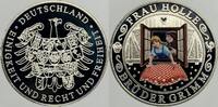 Germany Germany Silver Gedenkmünze Deutsche Märchen Brüder Grimm Frau Holle mit Zertifikat und Original Kapsel Spiegelglanz
