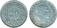 Schweiz Swiss 20 Rappen Bern SWITZERLAND 20 Rappen 1944-Bern VF KM#29a -