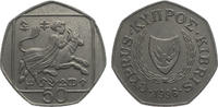 Zypern Cyprus 50 cents 1996 KM#66 -