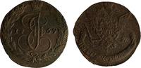 Russland Russia 5 kopeks Kopeken RUSSIA 5 kopecks 1769 EM Catherine II (1762-1796) VF Bitkin#617 -