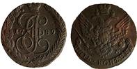 Russland Russia 5 kopeks Kopeken RUSSIA 5 kopecks 1789 EM Catherine II (1762-1796) UNC Bitkin#643 -