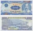 Vietnam 5000 Dong Vietnam 5000 Dong 1991 Pick#108a UNC -