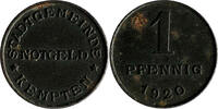 Germany 1 Pfennig 1920 Notgeld City Kempten Funk#242.3 XF