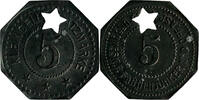 Germany 5 Pfennig Kleingeld Ersatzmarke Fahnenjunker XF