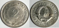 Jugoslawien 2 Dinara Jugoslawien 2 Dinara 1978 XF Copper-Nickel-Zink, KM#57 -