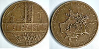 Frankreich France 10 Francs France 10 Francs 1978 Paris Mathieu XF Nickel-brass, KM#94 -