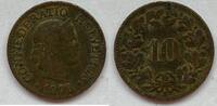 Switzerland 10 francs rappen 1906 -