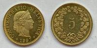 Switzerland 5 francs rappen 1997 -