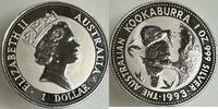 Australien 1 Dollar Australien 1 Dollar 1993 Kookabura Stempelglanz -