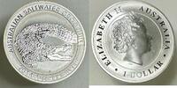 Australia 1 Dollar Australia 1 Dollar 2014 Krokodil in Original Münzkapsel TOP ERHALTUNG!! -