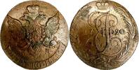 Russland 5 Kopeken Russland 5 Kopeken 1790 KM Katharina II. 1762-1796 XF Bitkin#802 -