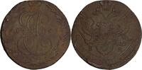 Russland 5 Kopeken Russland 5 Kopeken 1795 EM Katharina II. 1762-1796 XF Bitkin#649 -