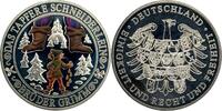 Germany Germany Silver Gedenkmünze Märchen Brüder Grimm Das tapfere Schneiderlein mit Original Kapsel Zertifikat Spiegelglanz