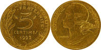 France Frankreich 5 Centimes 1993 TYPE Marianne FRANCE V REPUBLIC France 5 Centimes 1993 TYPE Marianne FRANCE V REPUBLIC XF F#125/33 -