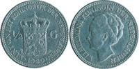 NETHERLANDS 1/2 GULDEN 1929 KINGDOM - WILHELMINA, 1890-1948 NETHERLANDS 1/2 GULDEN 1929 KINGDOM - WILHELMINA, 1890-1948 KM#160 -