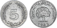 Tunesien KM#282 5 Millim 1983 Tunisia 5 Millim 1983 KM#282 unc 5,00 EUR  Excl. 10,00 EUR Verzending