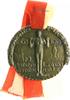 Sachsen-Leipzig, Stadt Bronze-Plakette a.d. 12. Deutsche Turnfest in Leipzig -