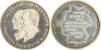 Allgemein Feinsilbermedaille a.d. Historische Deutsche Gipfeltreffen zwischen Willy Brandt und Willi Stoph -