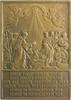 Allgemein Bronze-Plakette, einseitig a.d. Weihnachtslied "Stille Nacht" -