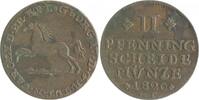 Braunschweig und Lüneburg - Braunschweig,Herzogtum 2 Pfennig Carl II. unter Vormundschaft Georgs 1815-1820 -