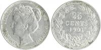 Niederlande 25 Cent Wilhelmina 1890-1948 -