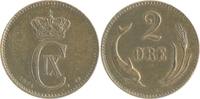 Dänemark 2 Öre Christian IX. 1863-1906 -