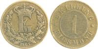 Dänemark Skilling Frederik VII. 1848-1863 -
