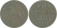 Braunschweig und Lüneburg - Braunschweig,Herzogtum 2 Pfennig Carl II. Selbständig 1823-1830 -