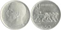 Italien 50 Centesimi Vittorio Emanuele III. 1900-1946 -