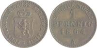 Reuss - Obergreiz 1 Pfennig Heinrich XXII 1859-1902 -