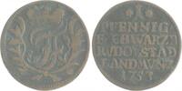Schwarzburg-Rudolstadt 1 Pfennig Johann Friedrich 1744-1767 -