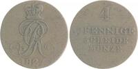 Braunschweig und Lüneburg - Hannover 4 Pfennig 1827 C Georg IV. 1820-183... 40,00 EUR  plus 12,00 EUR verzending