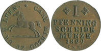 Braunschweig, Herzogtum 1 Pfennig Karl II. 1815-1830 -